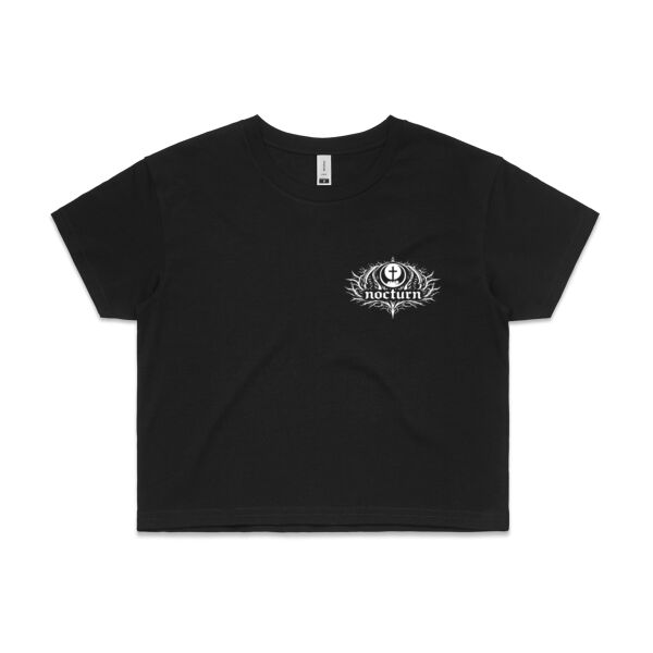 NOCTURN - Lunar Bat Crop Tee Thumbnail
